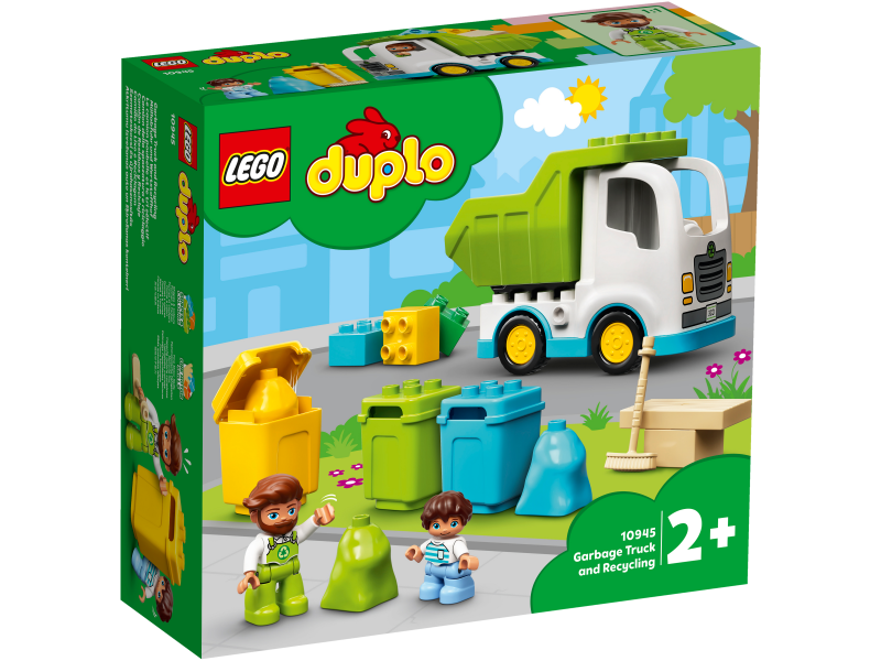 LEGO® DUPLO® 10945 Popelářský vůz a recyklování