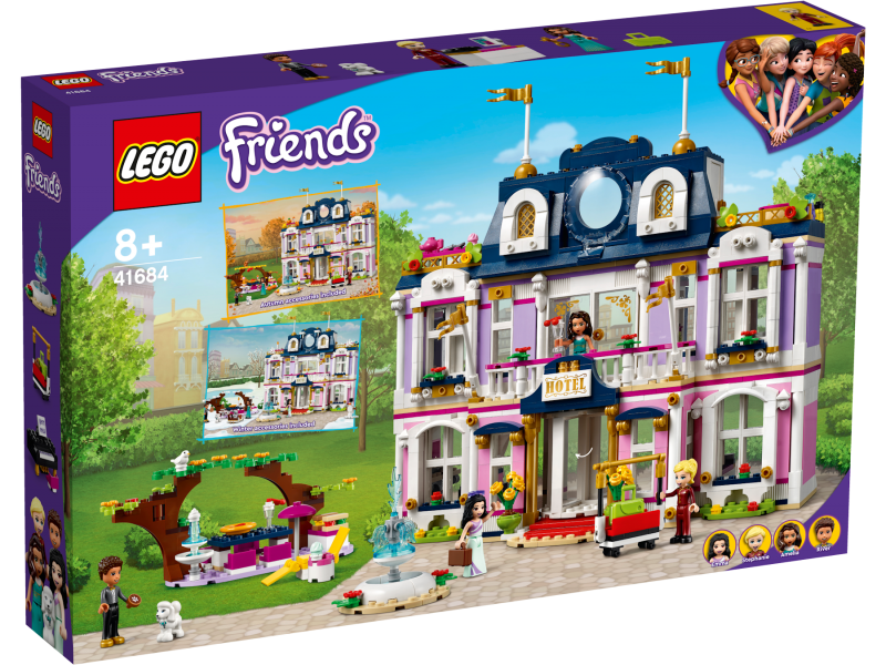 LEGO® Friends 41684 Hotel v městečku Heartlake