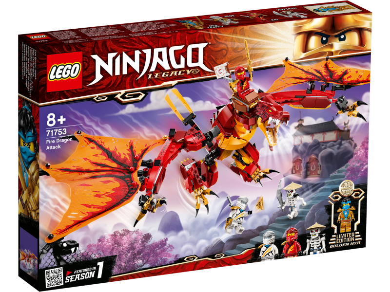 LEGO® NINJAGO® 71753 Útok ohnivého draka