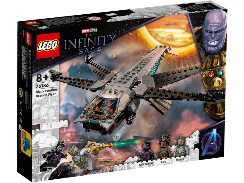 LEGO® Marvel Avengers 76186 Black Panther a dračí letoun