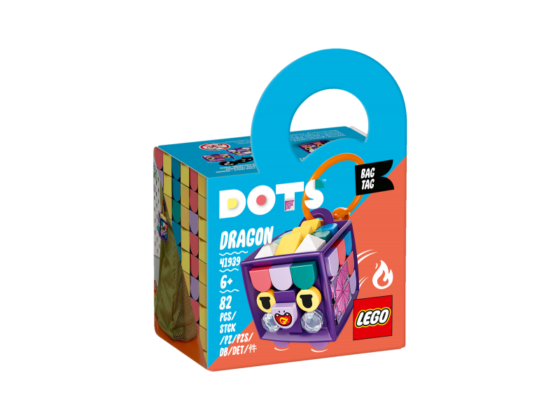 LEGO® DOTS 41939 Ozdoba na tašku – dráček