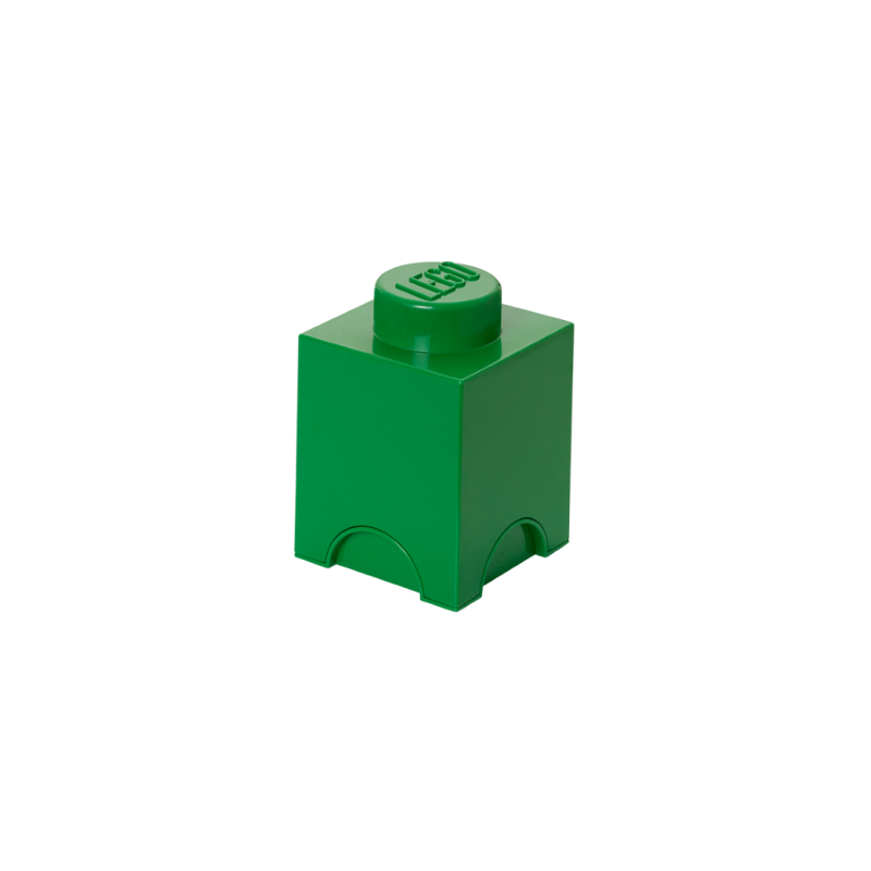 LEGO® úložný box 1 tmavě zelená