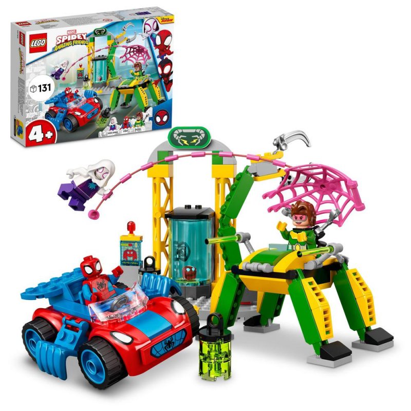 LEGO® Marvel 10783 Spider-Man v laboratoři Doc Ocka