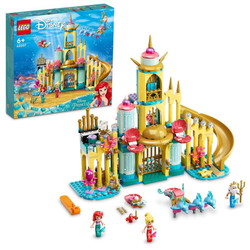 LEGO® │ Disney 43207 Arielin podvodní palác