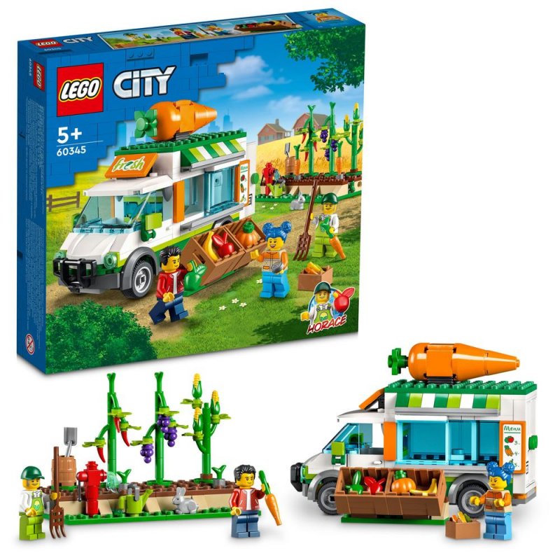 LEGO® City 60345 Dodávka na farmářském trhu