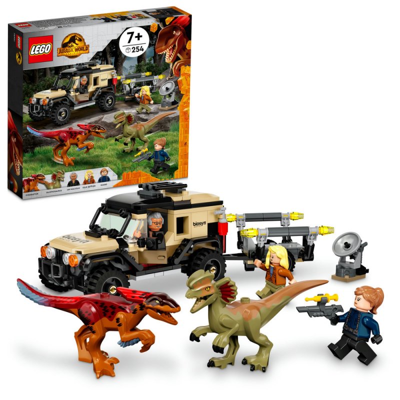 LEGO® Jurassic World™ 76951 Přeprava pyroraptora a dilophosaura