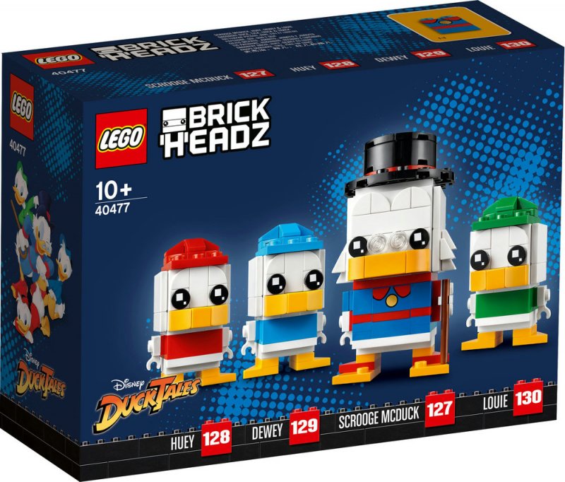LEGO® BrickHeadz™ │ Disney 40477 Strýček Skrblík, Dulík, Bubík a Kulík