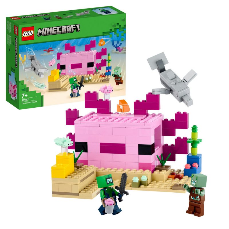 LEGO® Minecraft® 21247 Domeček axolotlů