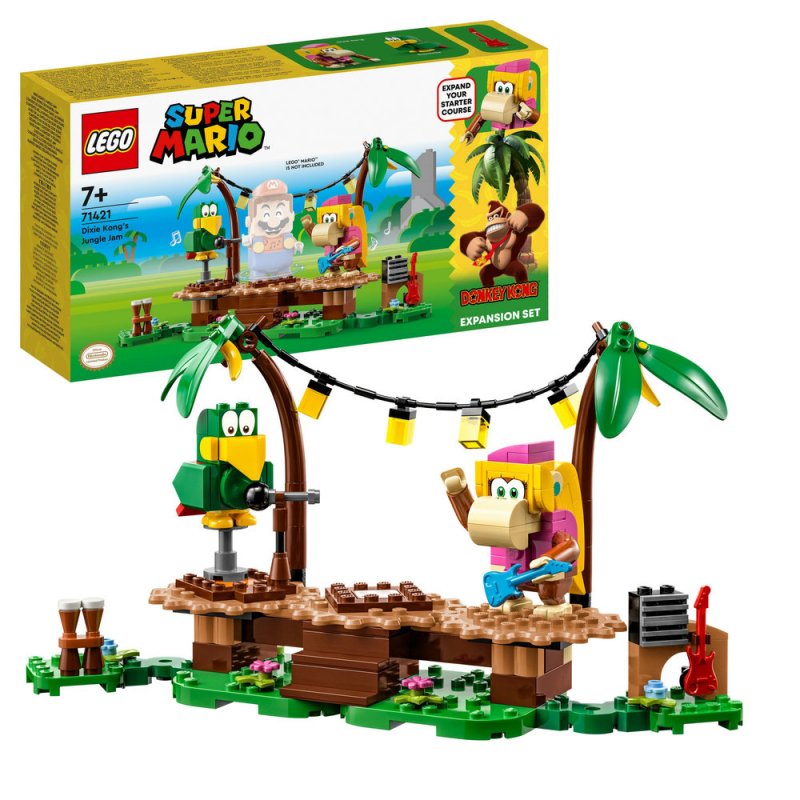 LEGO® Super Mario™ 71421 Dixie Kong a koncert v džungli – rozšiřující set