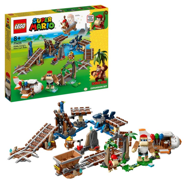 LEGO® Super Mario™ 71425 Diddy Kongova jízda v důlním vozíku – rozšiřující set