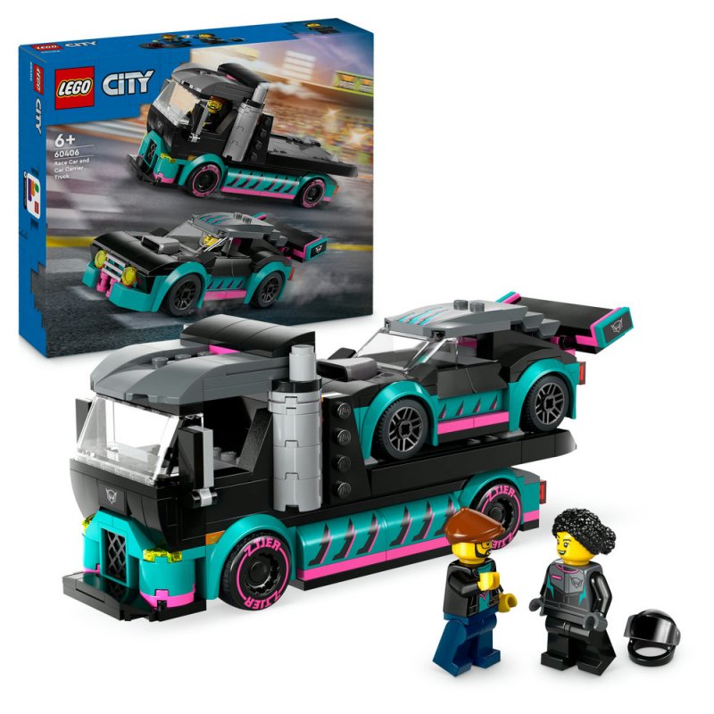 LEGO® City 60406 Kamión se závodním autem