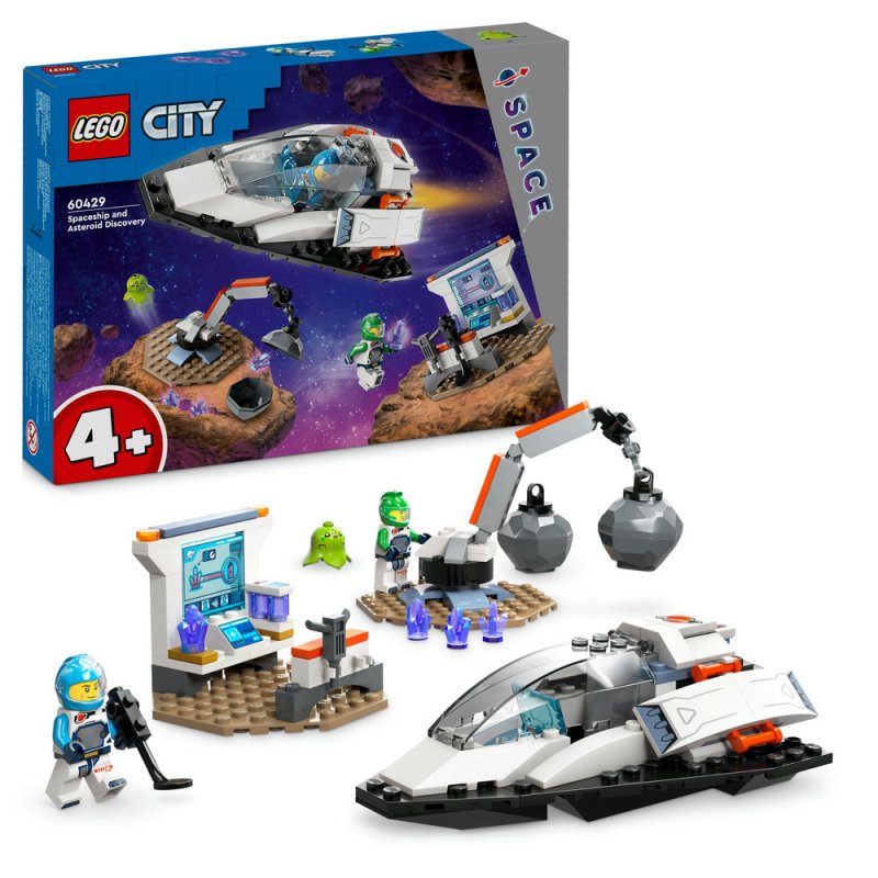 LEGO® City 60429 Vesmírná loď a objev asteroidu