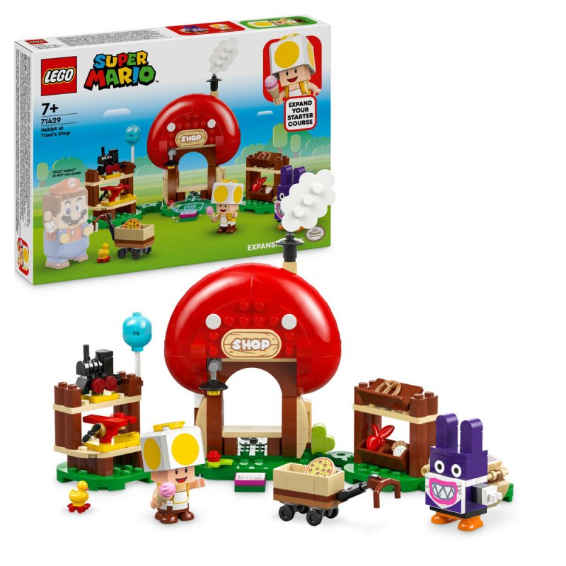 LEGO® Super Mario™ 71429 Nabbit v Toadově obchůdku – rozšiřující set