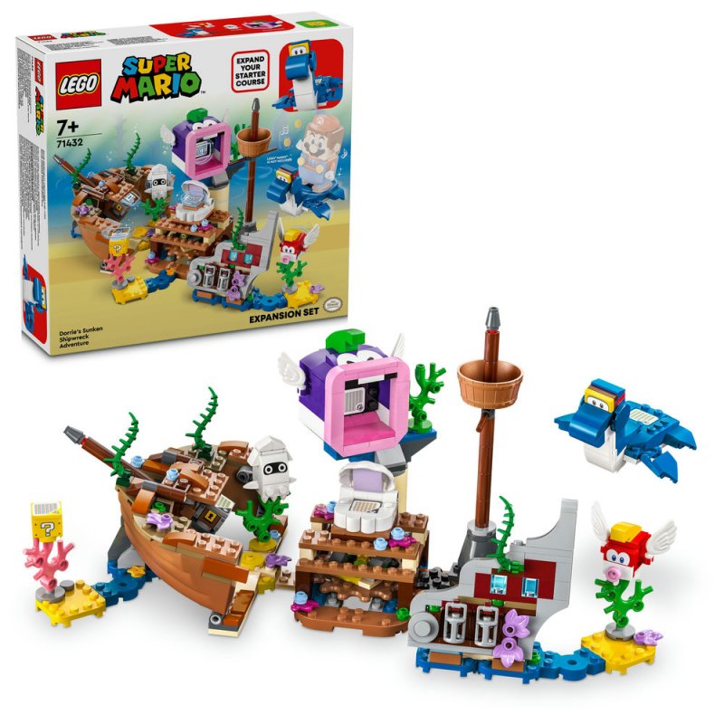 LEGO® Super Mario™ 71432 Dorrie a dobrodružství ve vraku lodi – rozšiřující set