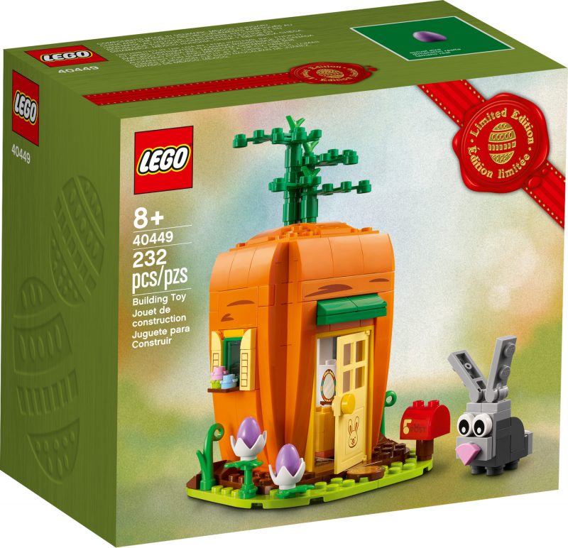 LEGO® 40449 Velikonoční zajíček a mrkvičkový domeček