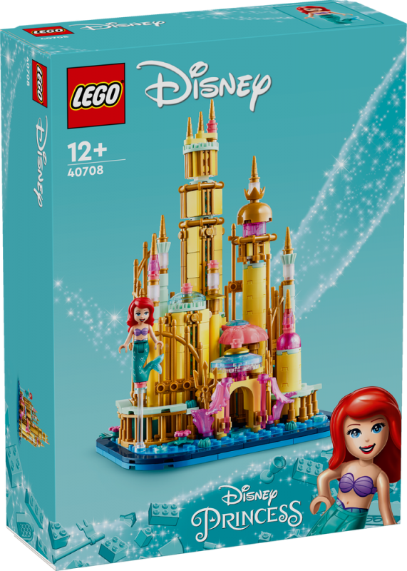 LEGO® I Disney Princess™ 40708 Miniaturní hrad Disneyho Ariel