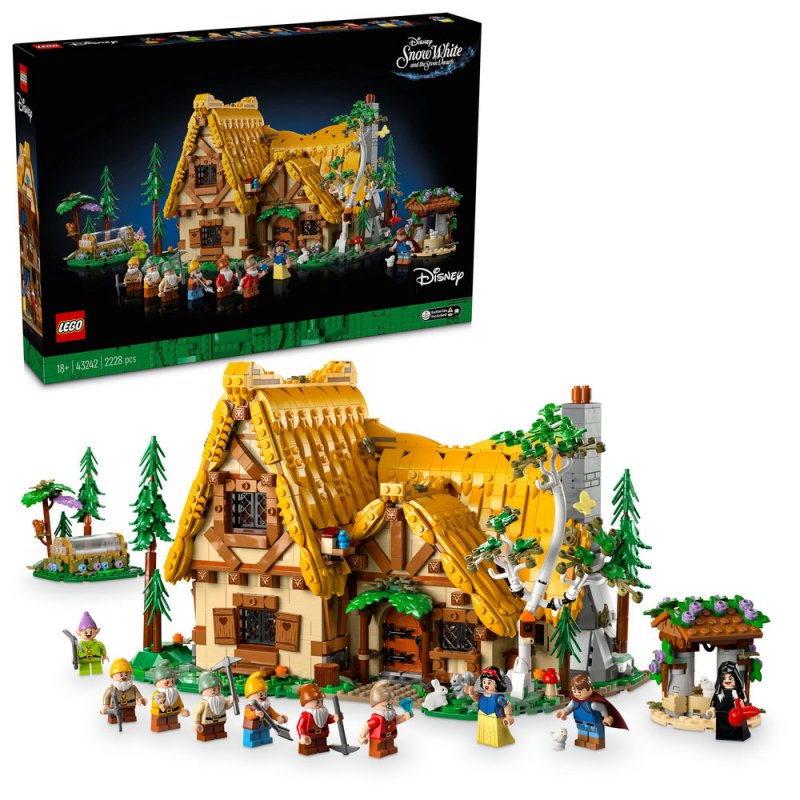 LEGO® I Disney Princess™ 43242 Chaloupka Sněhurky a sedmi trpaslíků