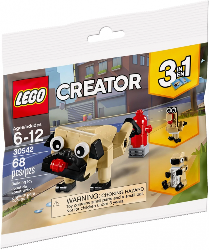 LEGO® Creator 30542 Roztomilý mopsík