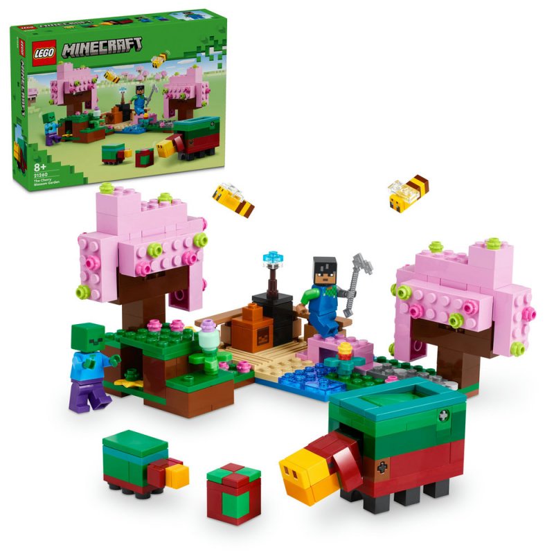 LEGO® Minecraft® 21260 Zahrada s rozkvetlými třešněmi