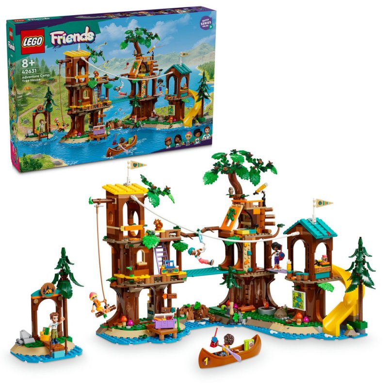 LEGO® Friends 42631 Dobrodružný tábor – dům na stromě