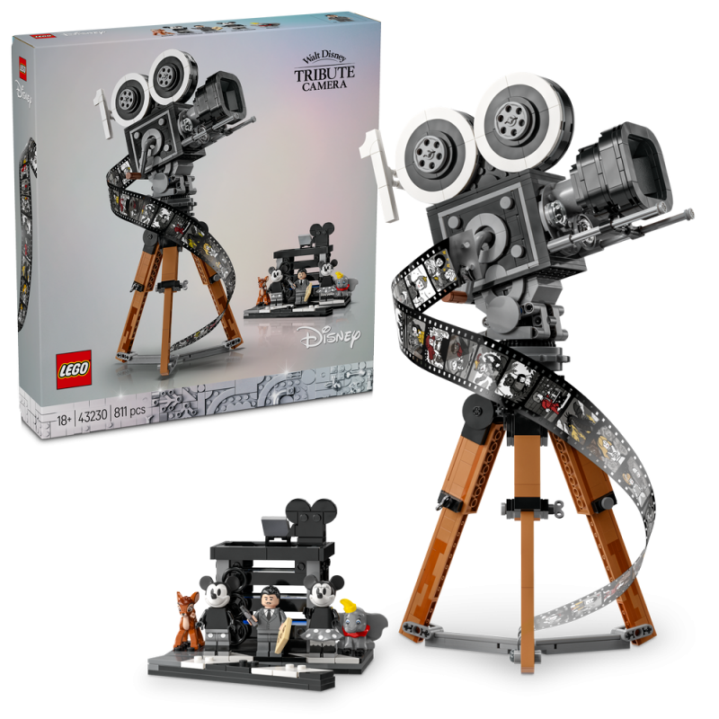 LEGO® │ Disney 43230 Kamera na počest Walta Disneyho