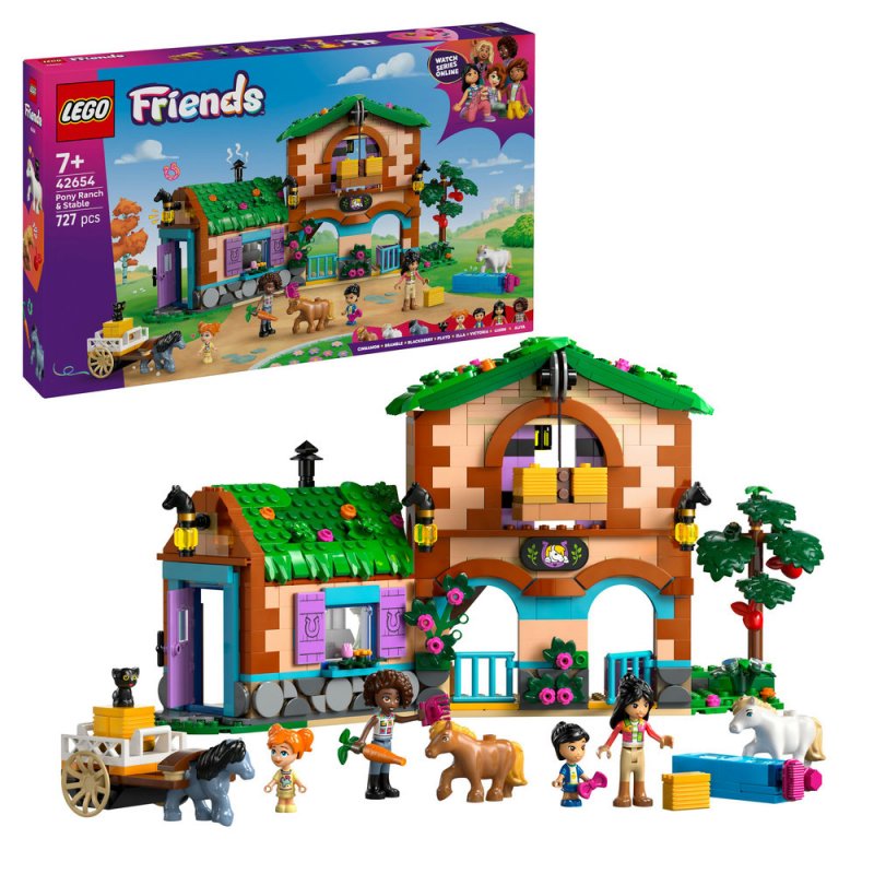LEGO® Friends 42654 Ranč s poníky a stáj