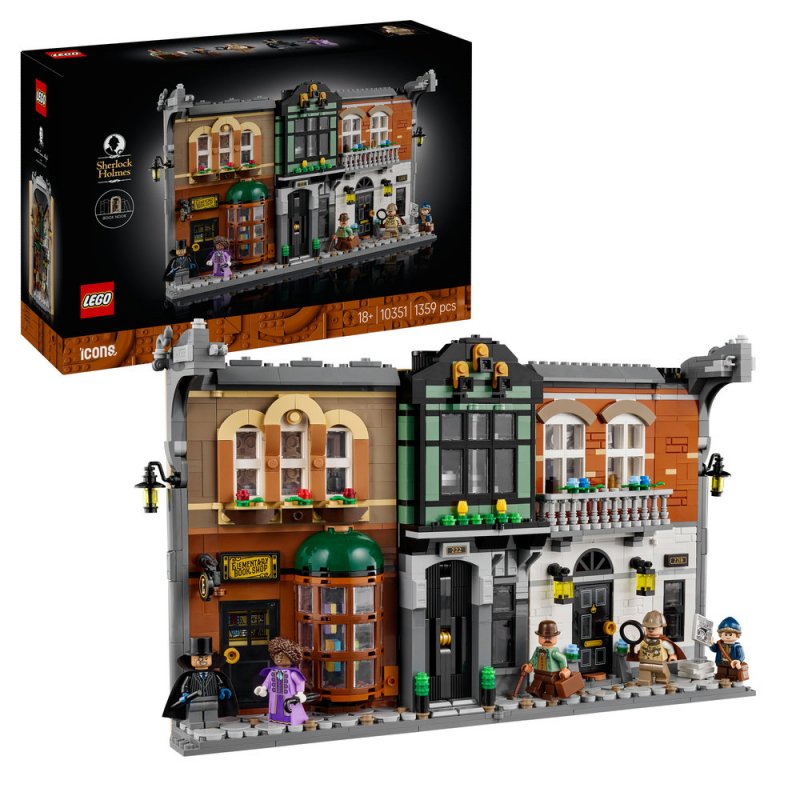 LEGO® Icons 10351 Knižní zarážka: Sherlock Holmes