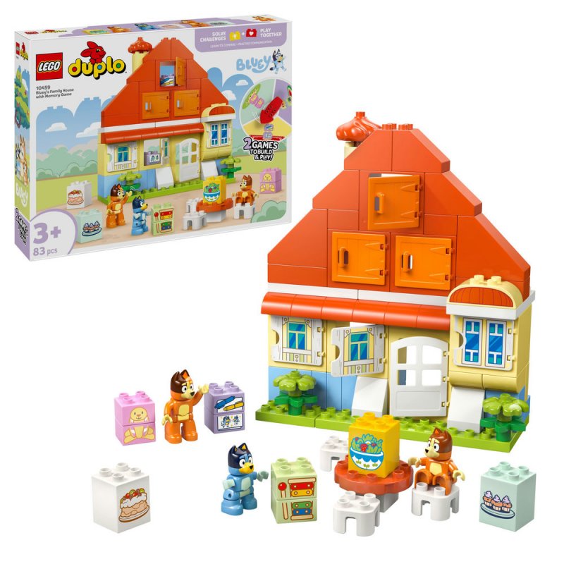 LEGO® DUPLO® 10459 Dům Bluey a paměťová hra