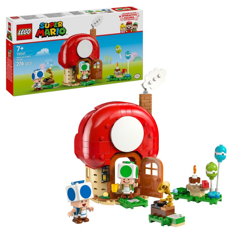LEGO® Super Mario™ 72041 Toad a párty v jeho domku