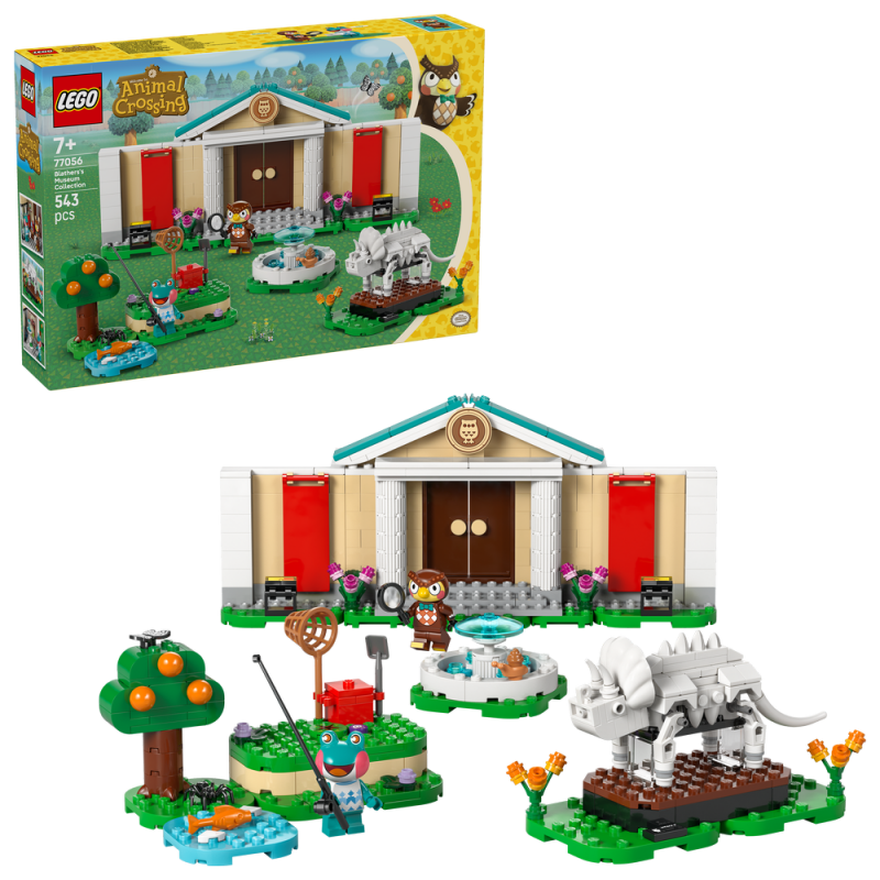 LEGO® Animal Crossing™ 77056 Blathers a jeho muzejní sbírka