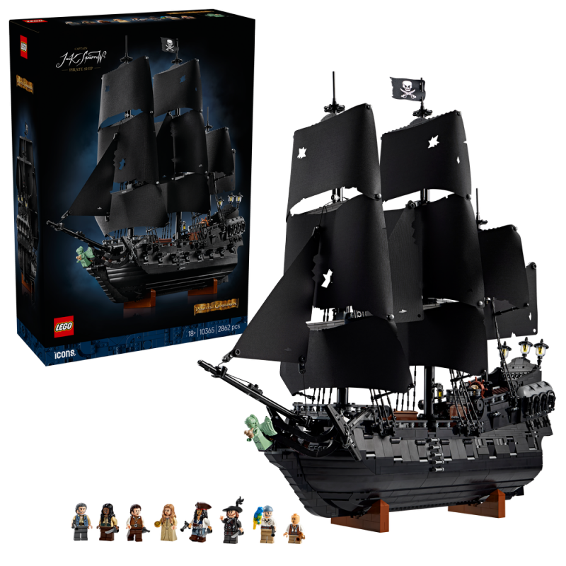 LEGO® Icons 10365 Pirátská loď kapitána Jacka Sparrowa