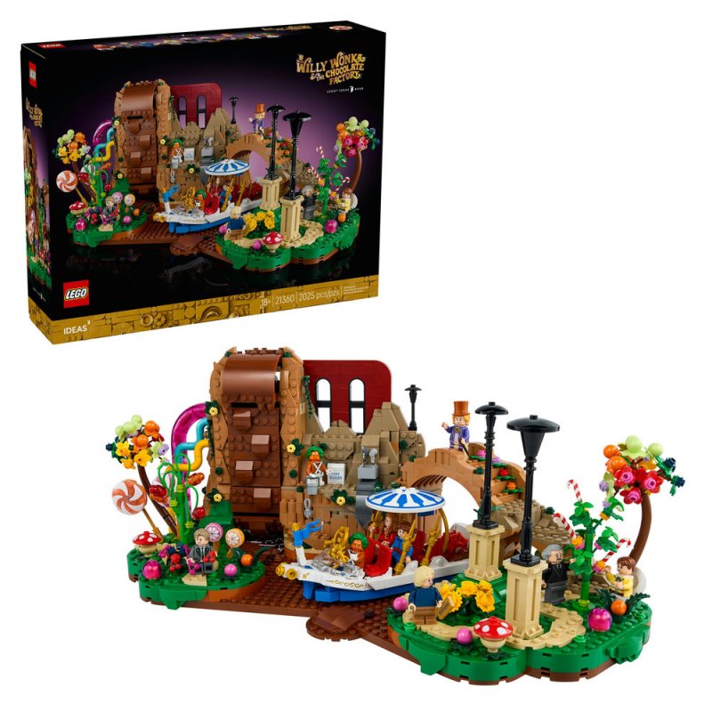 LEGO® Ideas 21360 Willy Wonka a továrna na čokoládu