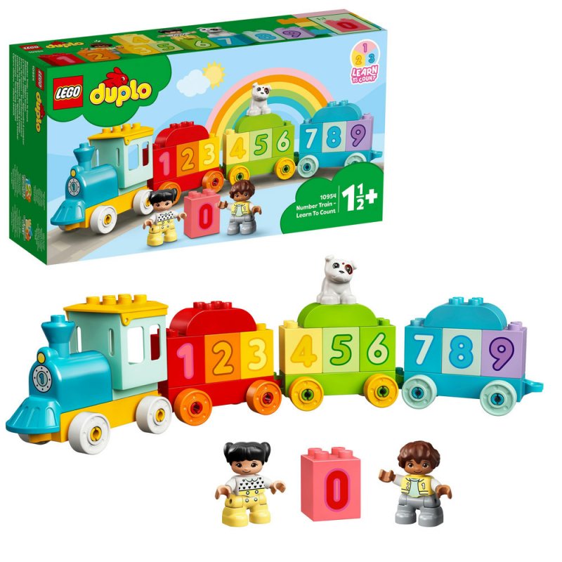 LEGO® DUPLO® 10954 Vláček s čísly – Učíme se počítat