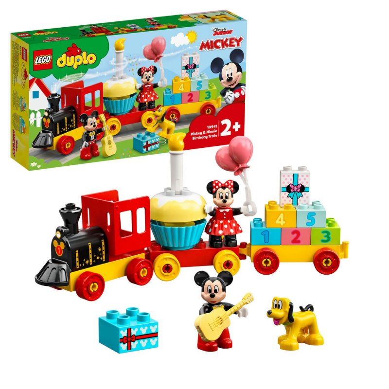 LEGO® DUPLO® │ Disney 10941 Narozeninový vláček Mickeyho a Minnie