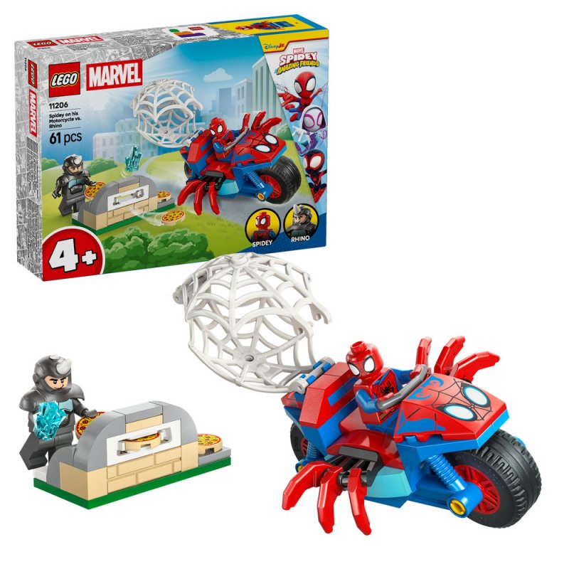 LEGO® ǀ Marvel 11206 Spidey na motorce vs. Rhino
