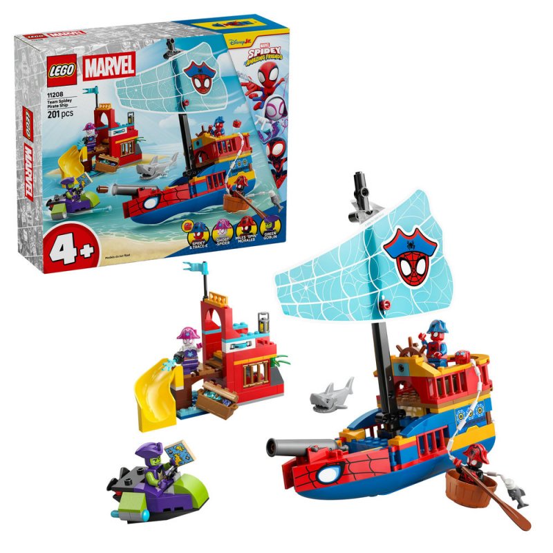 LEGO® ǀ Marvel 11208 Pirátská loď Spideyho týmu