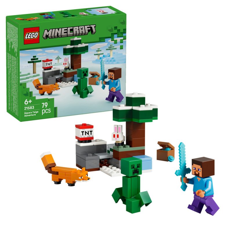 LEGO® Minecraft® 21583 Steve a dobrodružství v tajze
