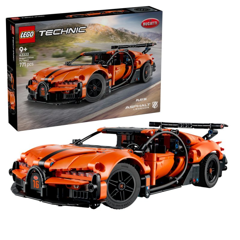 LEGO® Technic 42222 Hyperauto Bugatti Chiron Pur Sport