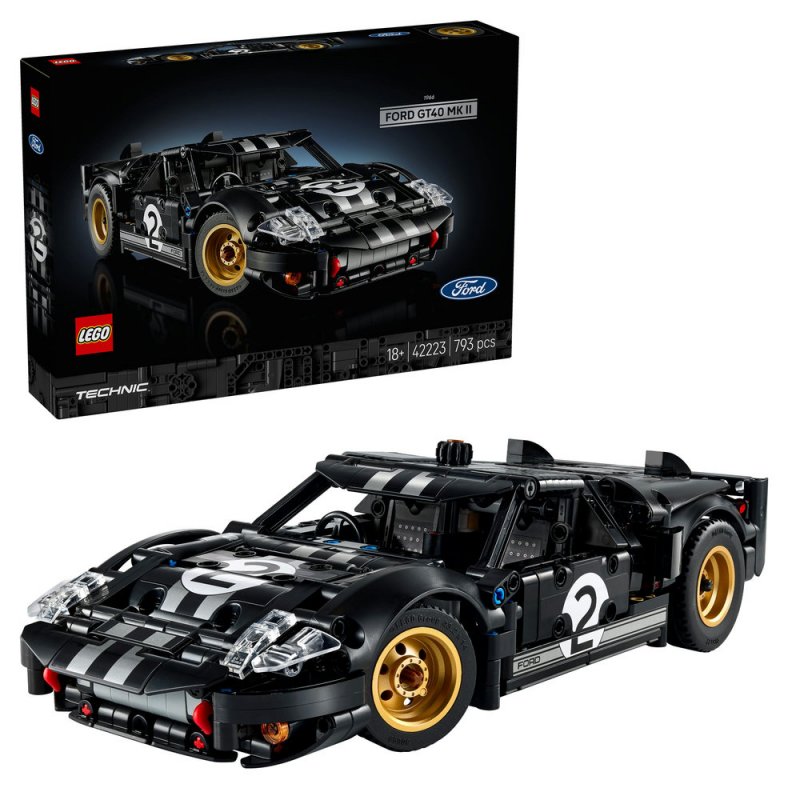 LEGO® Technic 42223 Závodní auto 1966 Ford GT40 MKII