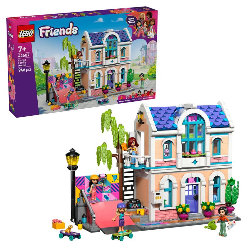 LEGO® Friends 42687 Liann a její rodinný dům