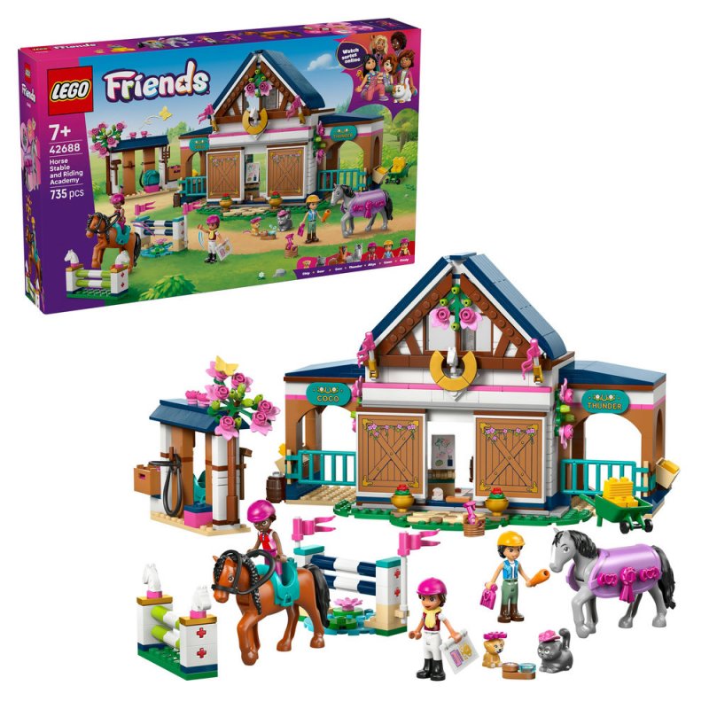 LEGO® Friends 42688 Koňská stáj a jezdecká akademie