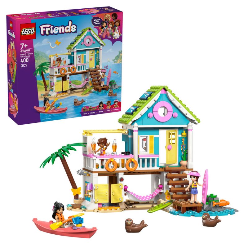 LEGO® Friends 42699 Plážový dům s tuleni