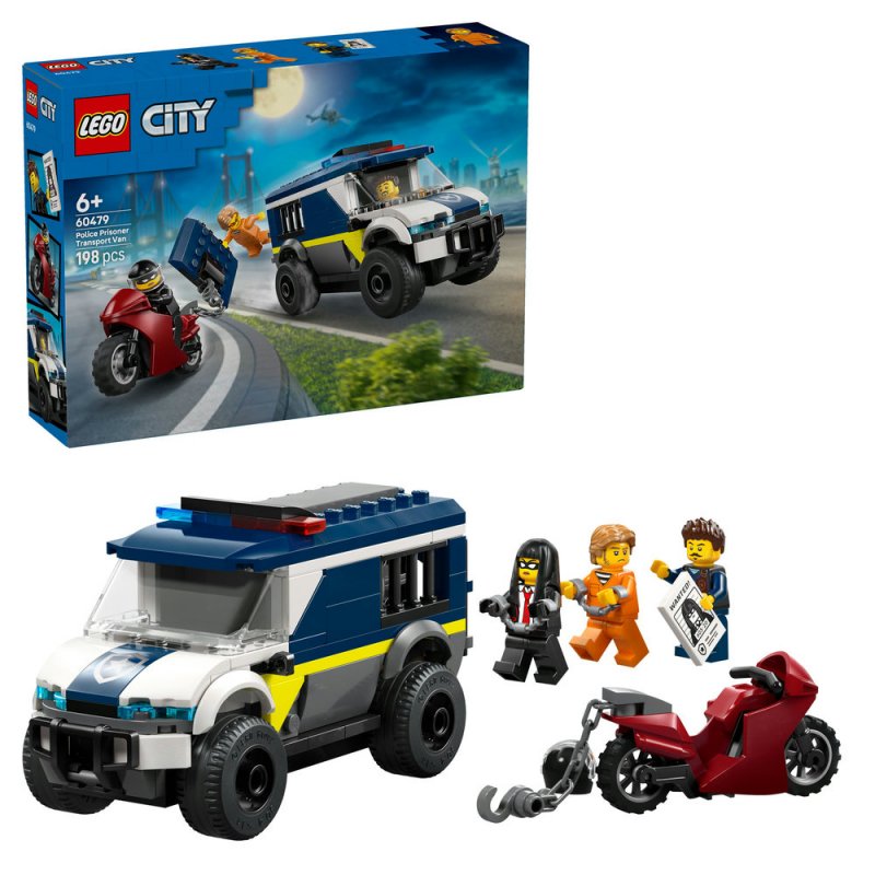 LEGO® City 60479 Policejní dodávka pro převoz vězňů