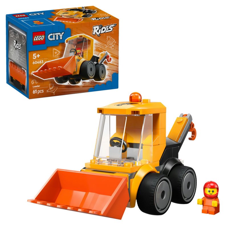 LEGO® City 60483 Autíčka – Stavební nakladač