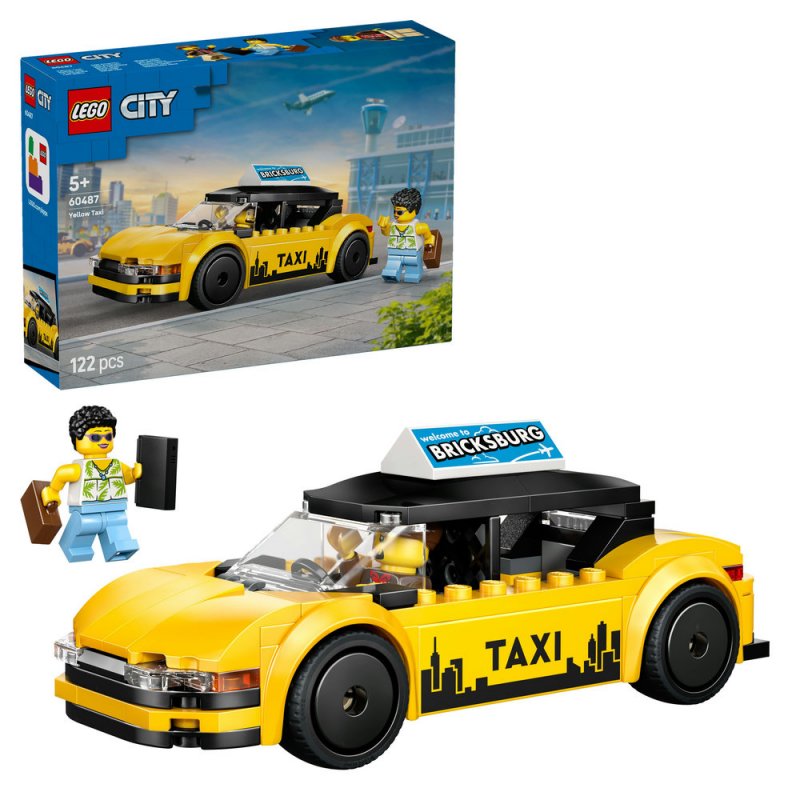 LEGO® City 60487 Žlutý taxík