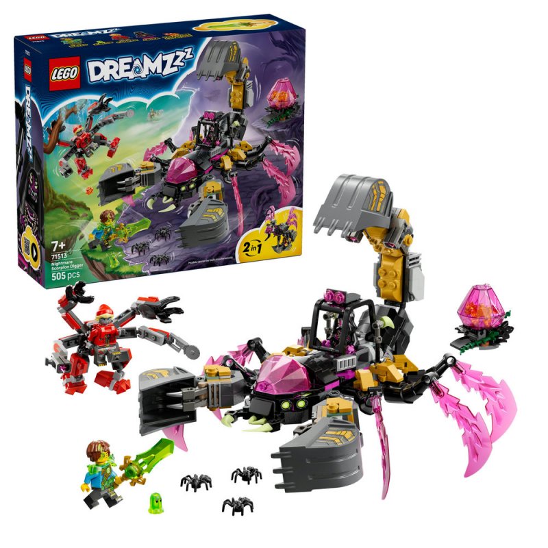 LEGO® DREAMZzz™ 71513 Škorpioní rypadlo z nočních můr