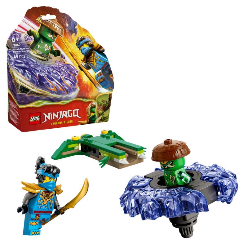 LEGO® NINJAGO® 71849 Nya vs. spinner zmutované příšery