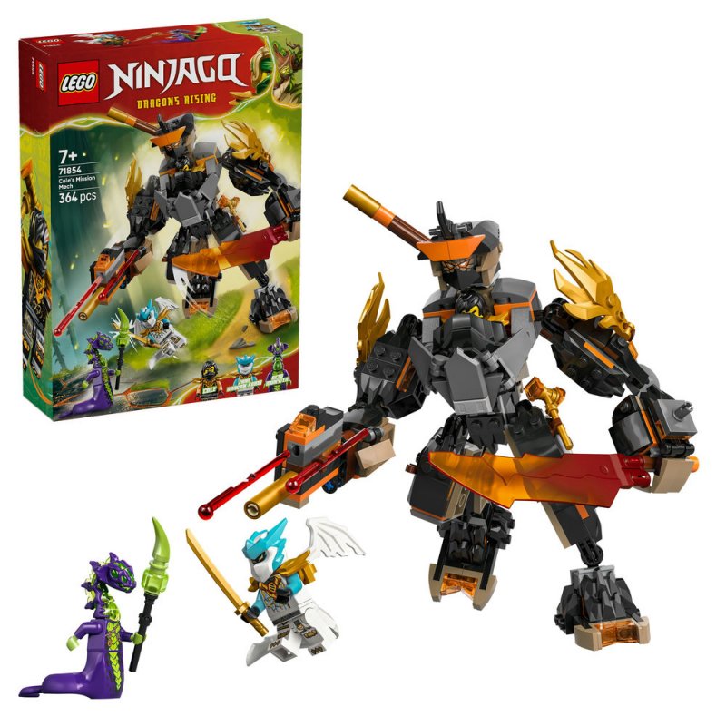 LEGO® NINJAGO® 71854 Coleův expediční robot a dračí Zane