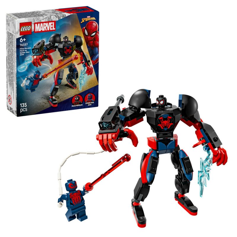 LEGO® ǀ Marvel 76337 Robot Milese Moralese vs. Spider-Man 2099