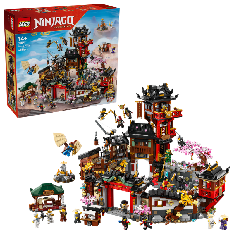 LEGO® NINJAGO® 71861 Staré město: 15 let NINJAGO
